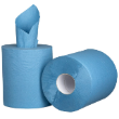 Centrefeed Paper Towels Roll Blue, Perforated 210mm x 180m, 2 Ply, 40gsm